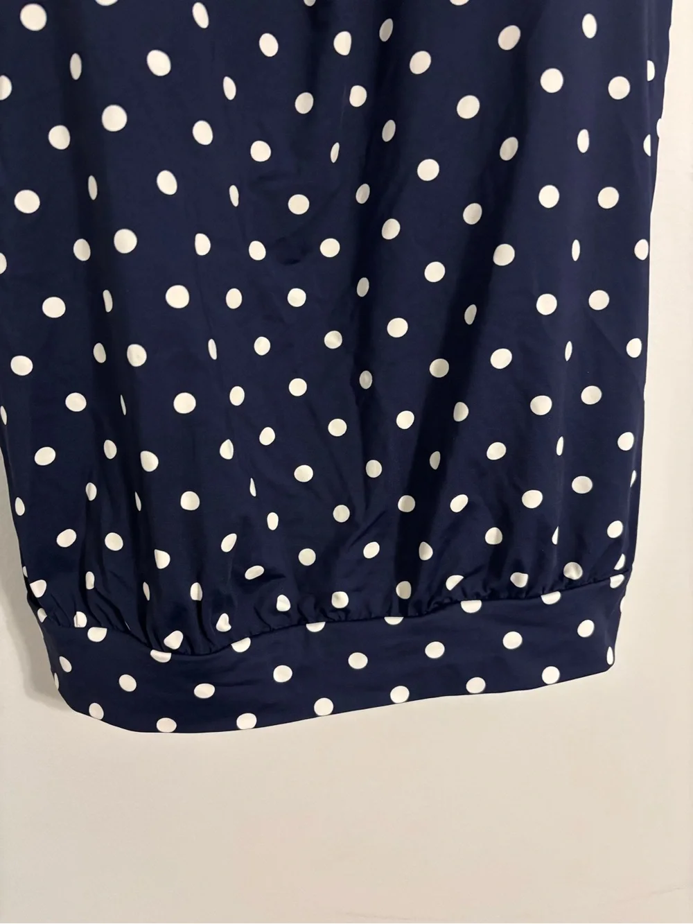 Lands' End Women’s Chlorine Resistant Blouson Tankini Swimsuit Top - Size 14